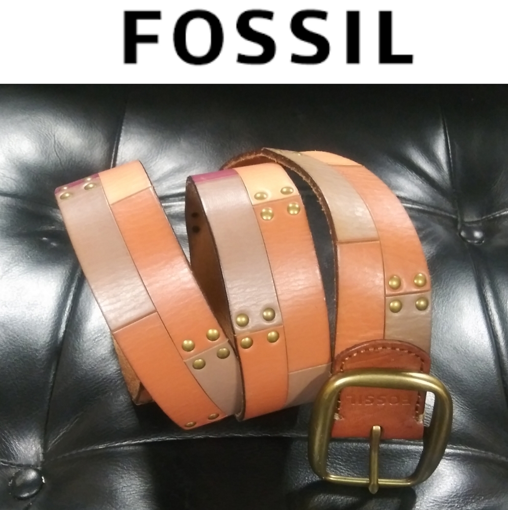 Fossil | Colorblocked Studded Belt